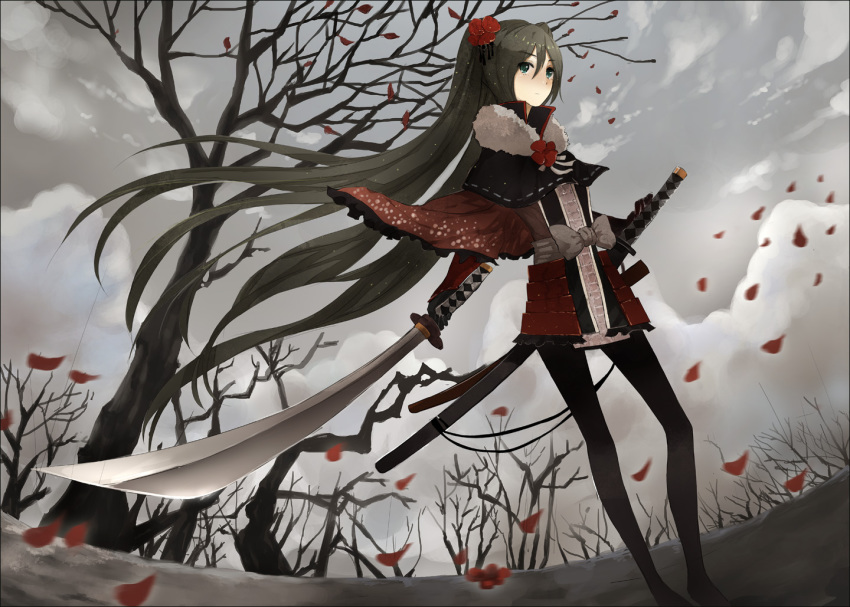 1girl, alternate_costume, alternate_hair_color, aqua_eyes, bad_id, bad_pixiv_id, black_hair, black_pantyhose