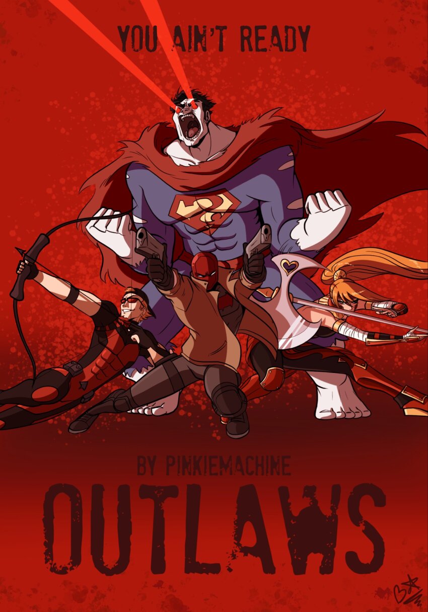 arsenal_(dc), artemis_of_bana-mighdall, batman_(series), batman_symbol, belt, bizarro_ii, black_bodysuit, black_gloves