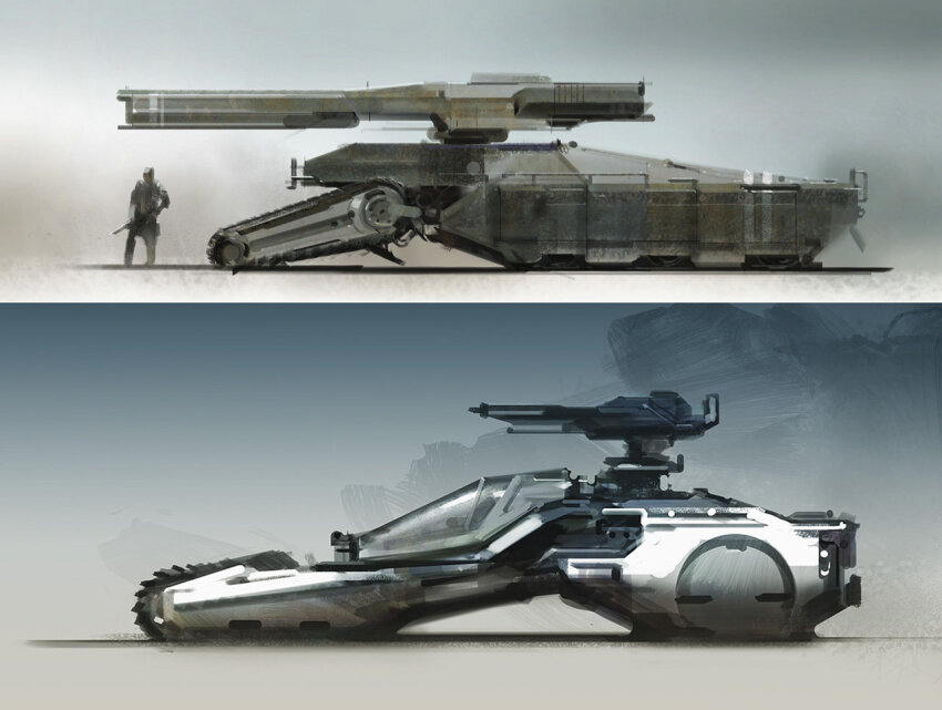 1other, ambiguous_gender, caldari_state_(eve_online), cannon, caterpillar_tracks, commentary, concept_art, dust_514, english_commentary, eve_online, from_side, grey_theme, light_attack_vehicle_(dust_514), military_vehicle, motor_vehicle, multiple_caterpillar_tracks, official_art, science_fiction, solo, tank, tank_turret, vehicle_focus