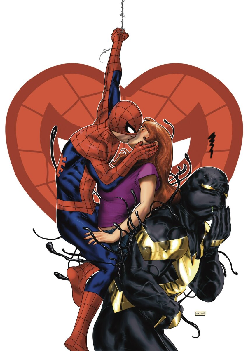 1boy, 1girl, 1other, alien, comic_cover, commentary, couple, cover