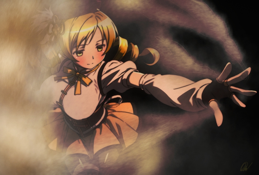 1girl, absurdres, beret, blonde_hair, blush, breasts, commentary, curly_hair