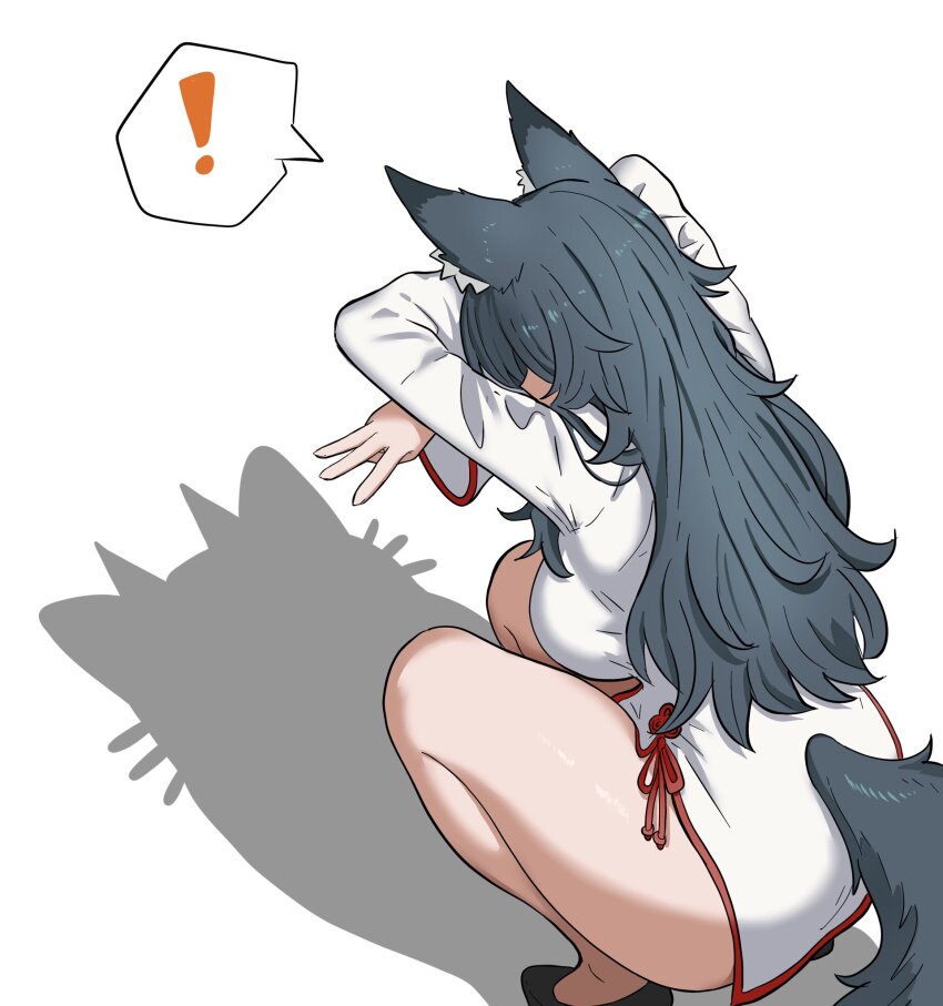 !, 1girl, animal_ears, aqua_hair, arms_up, bare_legs, black_shoes, breasts