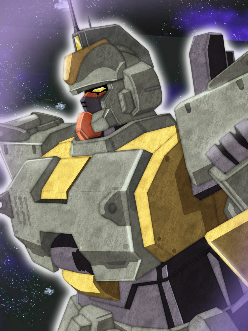 absurdres, commentary, english_commentary, gundam, gundam_08th_ms_team, gundam_ez8, gundrass, highres