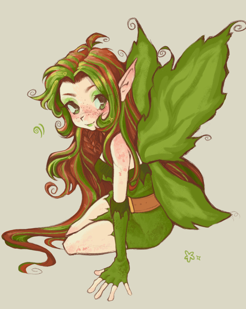 1girl, absurdly_long_hair, animification, arm_support, brown_hair, commentary, dated_commentary, dress