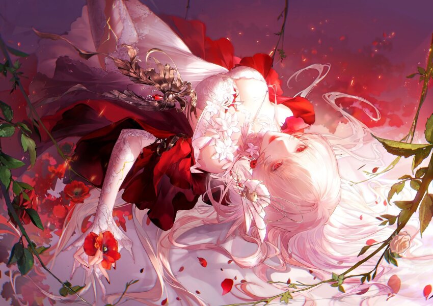 1girl, backless_dress, backless_outfit, bare_shoulders, breasts, cape, chinese_commentary, cleavage