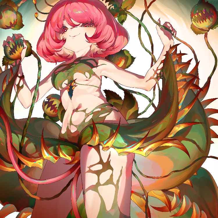 1girl, bare_shoulders, bilibilijnylgj, commentary, english_commentary, fingernails, from_below, humanization