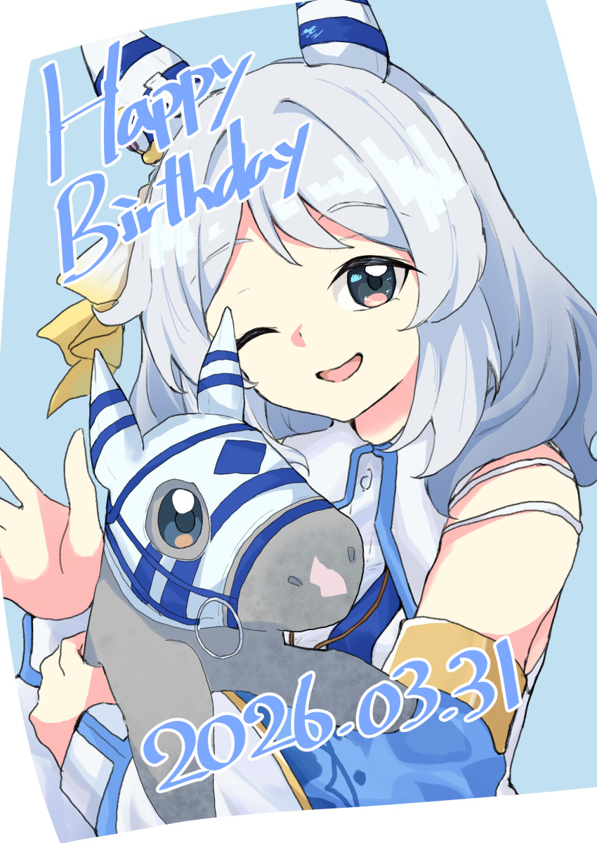 1girl, absurdres, animal_ears, bare_shoulders, brown_eyes, commentary_request, creature_and_personification, detached_sleeves