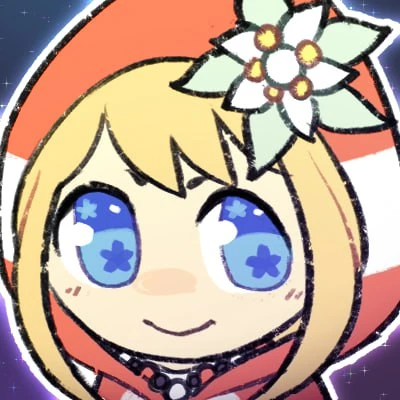 1girl, astrid_(antijudaic), blonde_hair, blue_eyes, chibi, coat, flower, hair_between_eyes