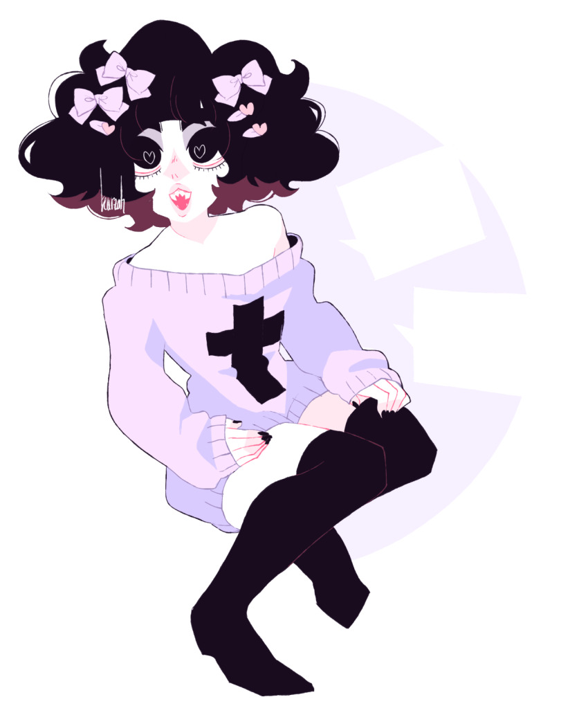 1boy, black_hair, blunt_bangs, crossdressing, crossdressing_(mtf), dreamalgia, elliott_kinoshita, eyelashes