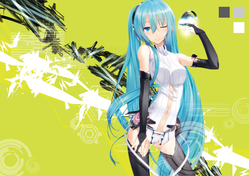 1girl, aqua_eyes, aqua_hair, ayatudura, bad_id, bad_pixiv_id, female_focus, hatsune_miku