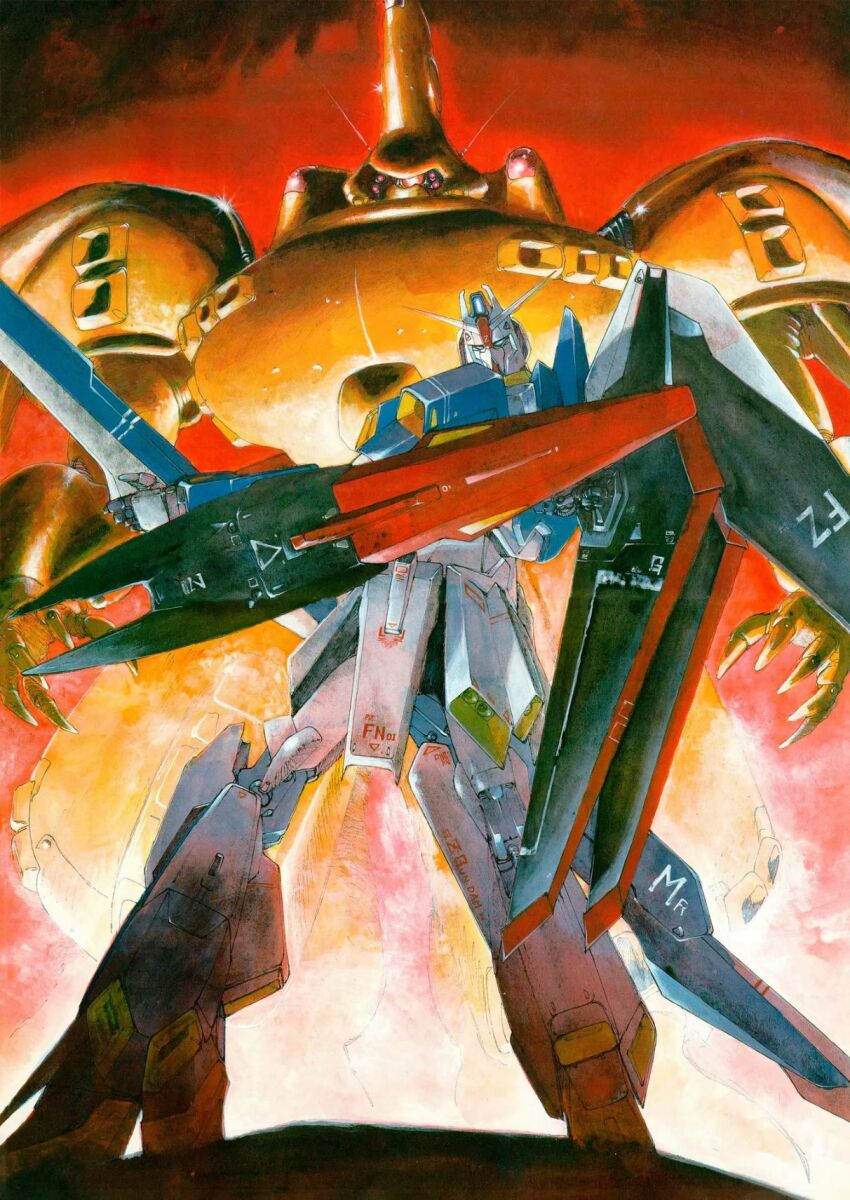 1980s_(style), aeug, beam_cannon, beam_rifle, commentary, energy_gun, english_commentary, fire