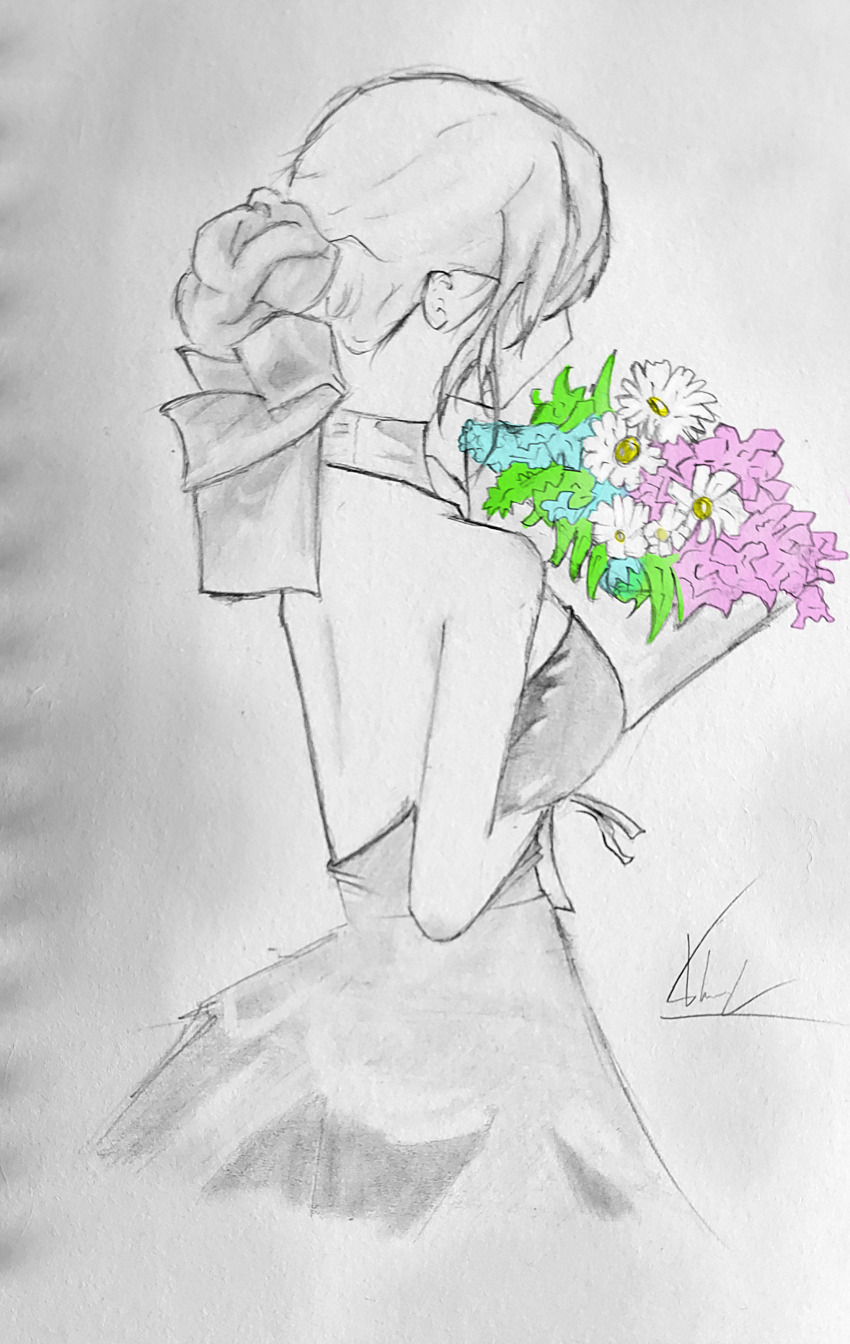 1girl, absurdres, colorful, commentary, emotion, faceless, fate/grand_order, fate_(series)