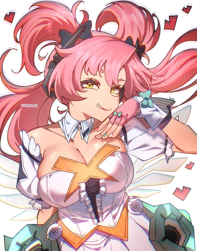 1girl, angels_of_delusion, aria_(zenless_zone_zero), aria_(zenless_zone_zero)_(cosplay), breasts, cosplay, dress, gloves