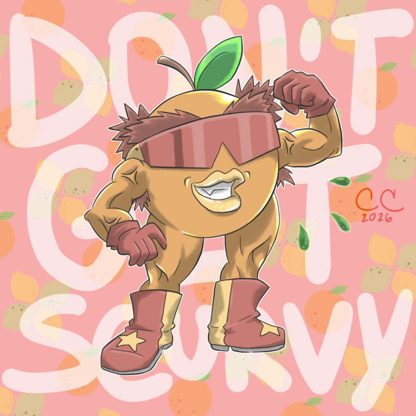 boots, citramon, citrus-cactus, digimon, digimon_(creature), digimon_savers, food, fruit