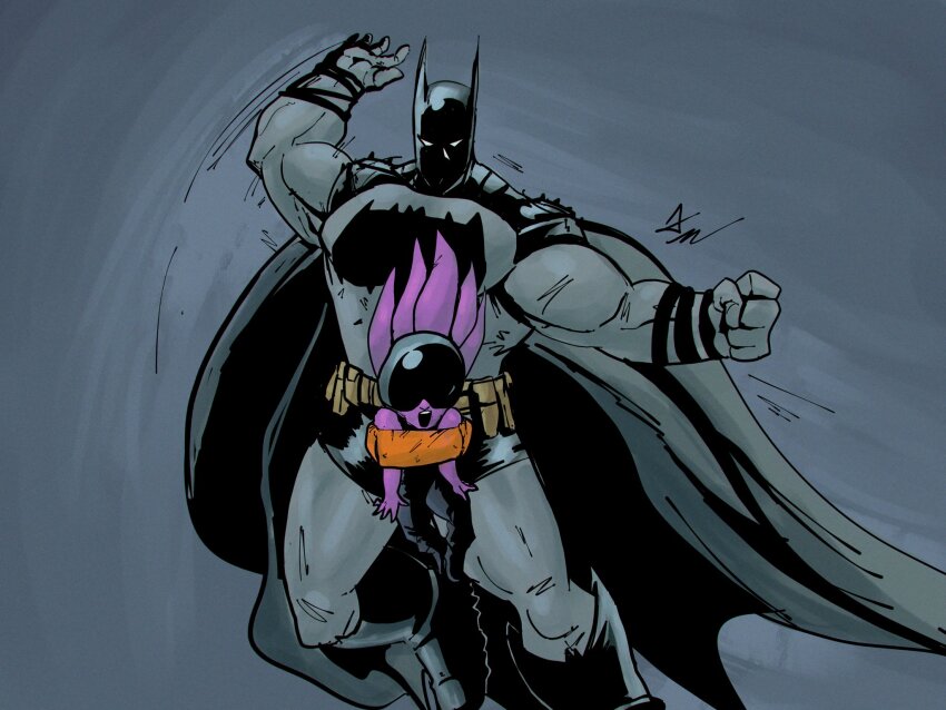 2boys, absolute_batman, absolute_dc, back_spikes, bat_mask, batman, batman_(absolute_dc), batman_(series)