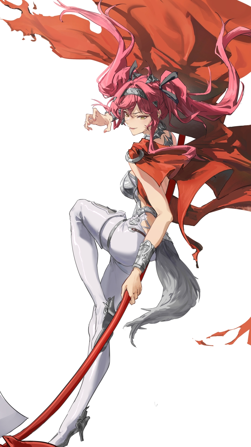 1girl, absurdres, ass, black_bow, bodysuit, bow, breasts, chinese_commentary