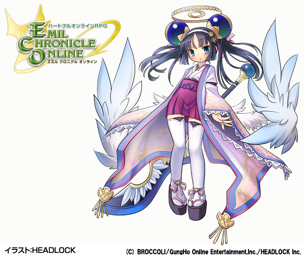 1girl, artist_request, black_hair, blue_eyes, bow, company_name, copyright_logo, copyright_notice