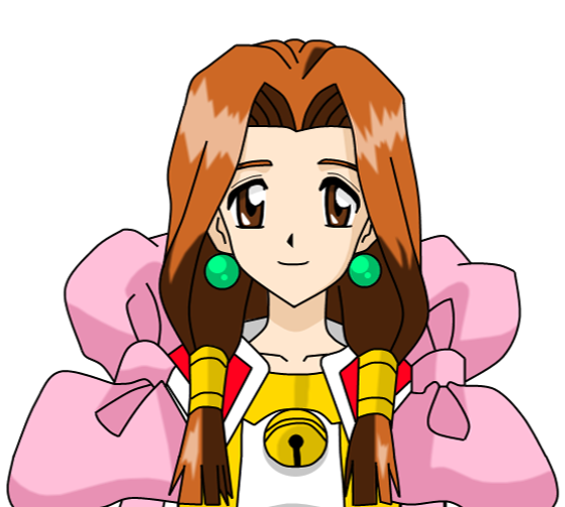 1girl, bell, belt, dress, earrings, facing_viewer, female_focus, hair_over_shoulder