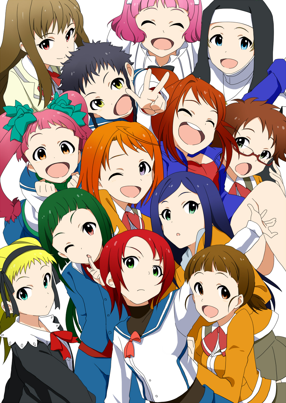 6+girls, alyssa_searrs, bad_id, bad_pixiv_id, fujino_shizuru, glasses, highres, higurashi_akane