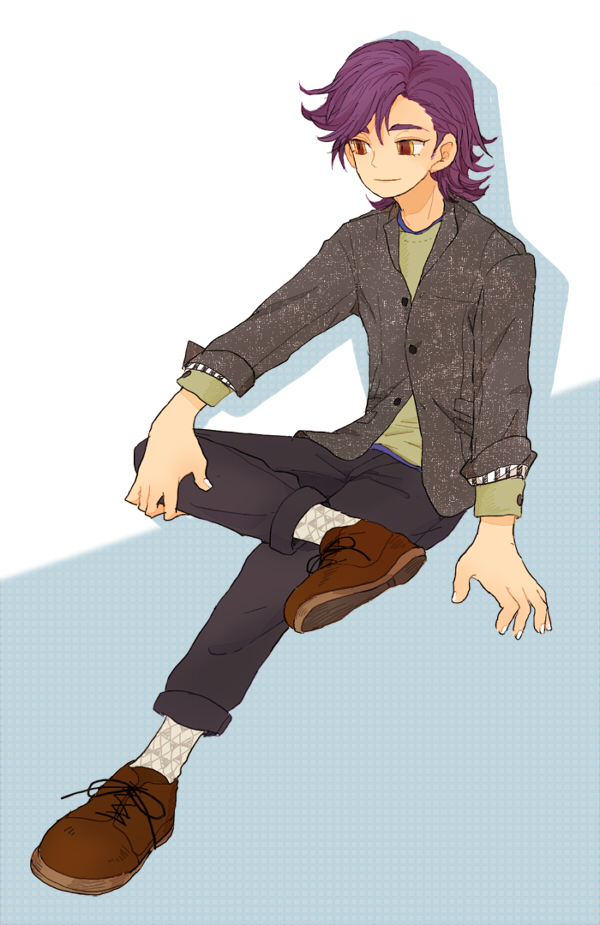 1boy, brown_eyes, casual, inazuma_eleven, inazuma_eleven_(series), inazuma_eleven_go, jacket, male_focus