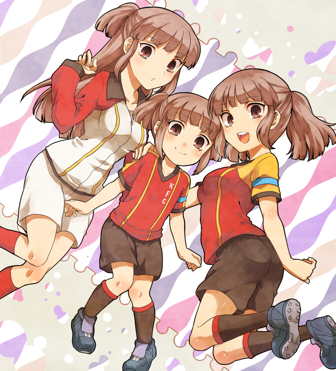 1girl, brown_eyes, brown_hair, inazuma_eleven, inazuma_eleven_(series), inazuma_eleven_go, irouha, jacket