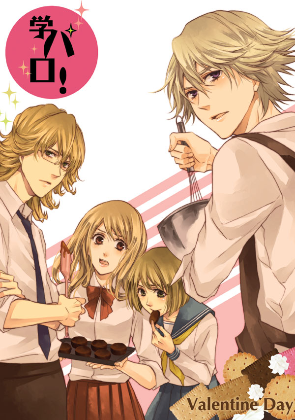 10s, 2boys, 2girls, akixx, bad_id, bad_pixiv_id, baking, barnaby_brooks_jr.