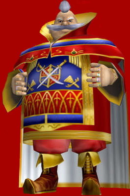 1boy, 3d, cape, facial_hair, fat, fat_man, full_body, grey_hair