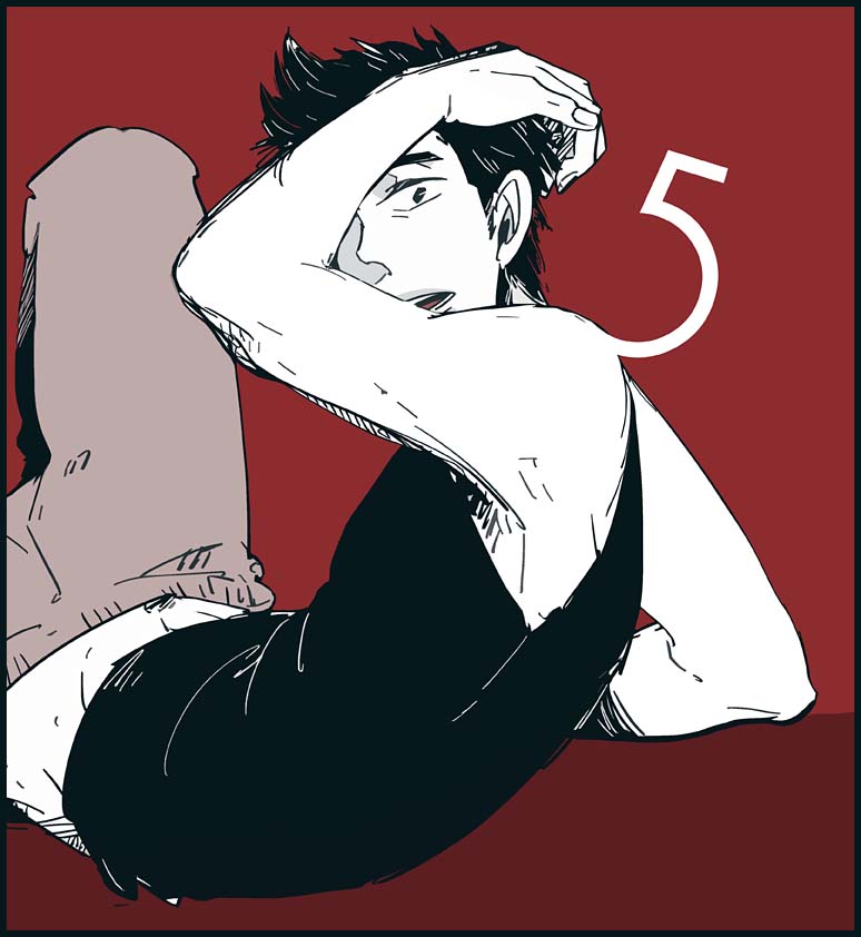 1boy, giant_killing, ishigami_tatsuo, male_focus, open_mouth, short_hair, solo, spiked_hair