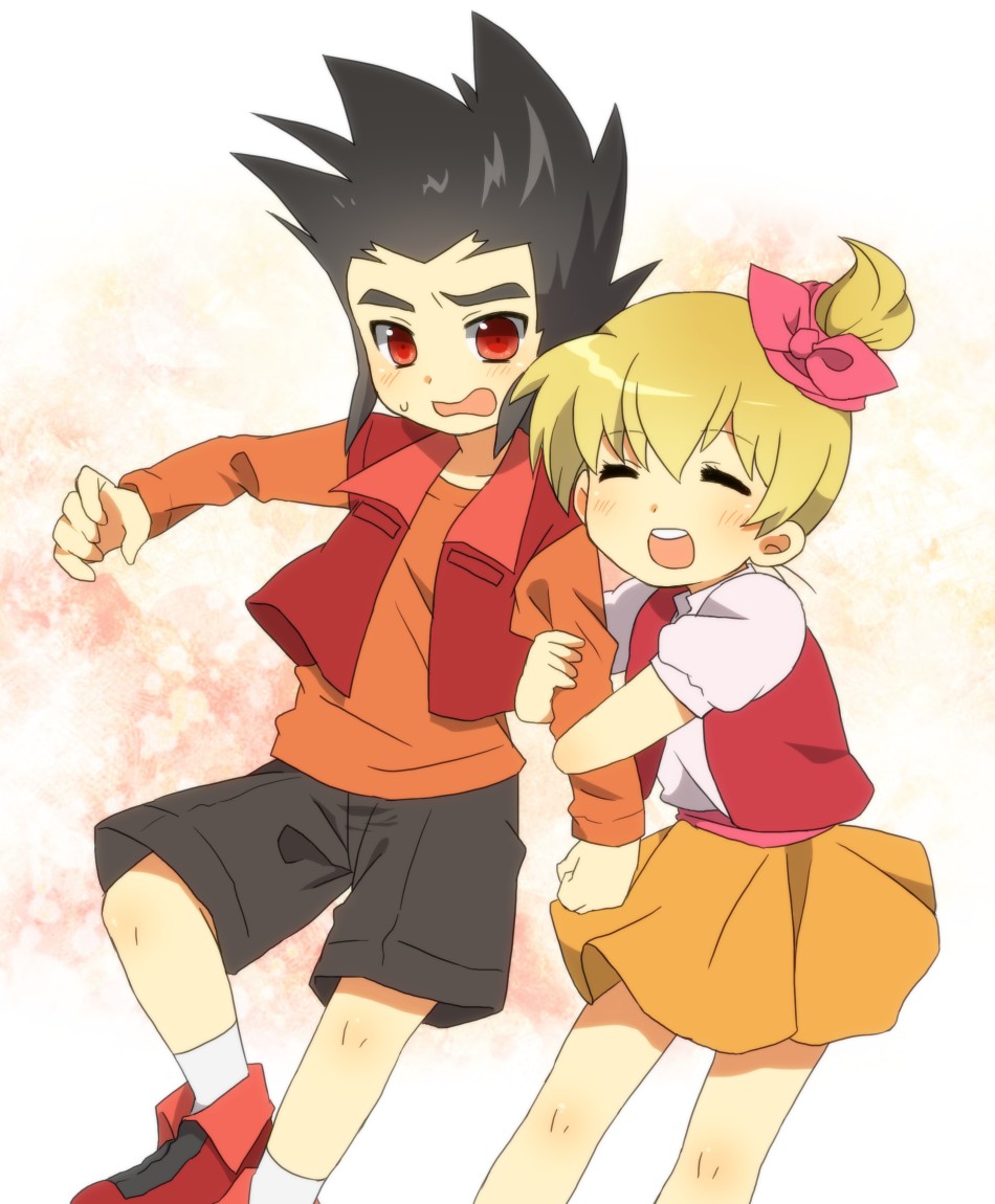 10s, 1boy, 1girl, cardfight!!_vanguard, daimonji_nagisa, katsuragi_kamui