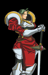 1990s_(style), armor, duke_r._rambert, kotobuki_tsukasa, lowres, retro_artstyle, sword, toushinden, weapon