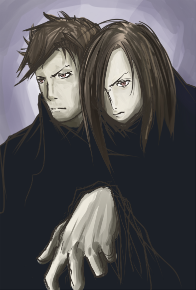 1boy, 1girl, animal, billy_and_miriam_locane, conjoined, image_sample, monster, pixiv_sample