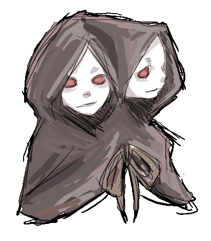 1boy, 1girl, animal, billy_and_miriam_locane, bobby, conjoined, konami, lowres, monster, polycephaly, silent_hill, silent_hill_(series), silent_hill_4:_the_room, twin_victim