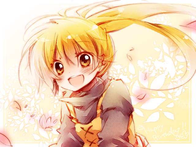 1girl, amamiya_kabosu, bad_id, bad_pixiv_id, blonde_hair, female_focus, flower, long_hair
