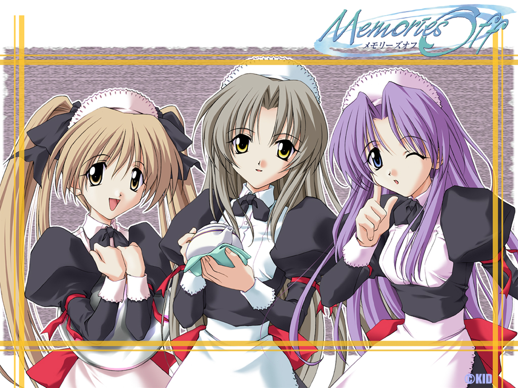 3girls, blue_eyes, brown_eyes, brown_hair, futami_shion, hairband, ibuki_minamo, kirishima_koyomi