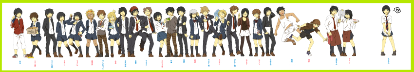 !?, 6+boys, 6+girls, absurdres, artistic_error, bad_id, bad_pixiv_id, banana_peel