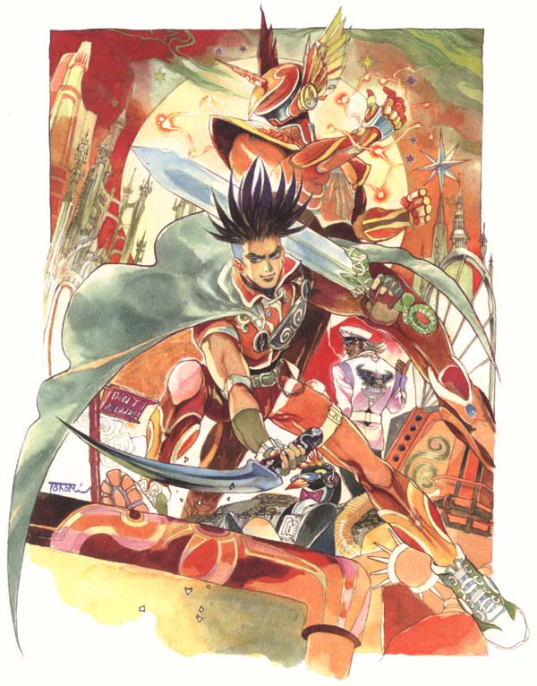 alkaiser, armor, bird, bodysuit, cape, cygnus_(sword_girls), dual_persona, full_armor