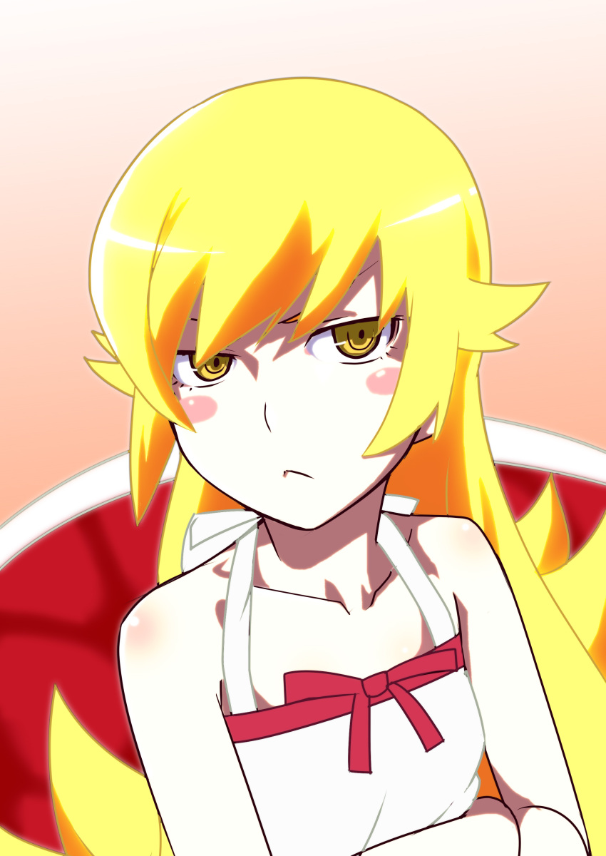 10s, 1_(kawaseha), 1girl, :<, absurdres, bad_id, bad_pixiv_id, bakemonogatari
