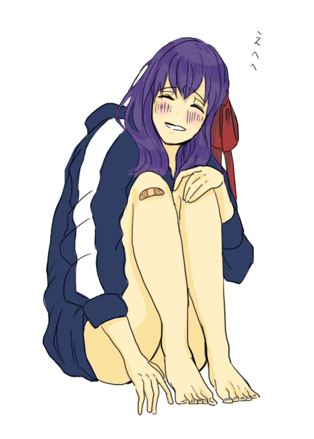 1girl, bad_id, bad_pixiv_id, blush, closed_eyes, fate/zero, fate_(series), hair_ribbon