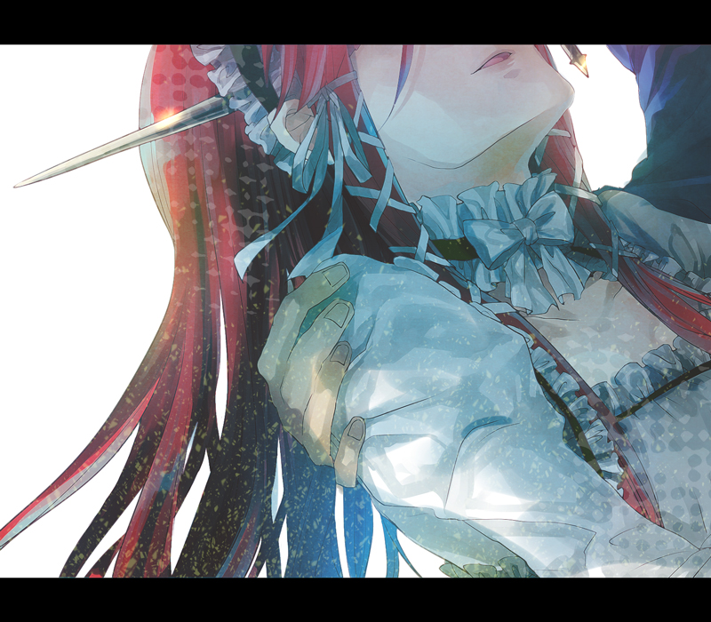 1girl, atlus, bad_id, bad_pixiv_id, bow, choker, frills, gothic_lolita