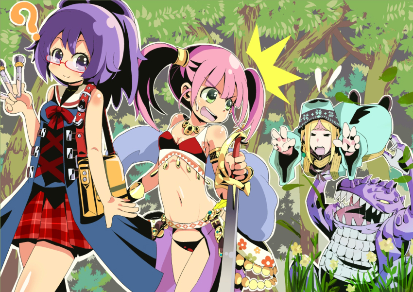 atlus, bag, belt, blonde_hair, closed_eyes, coat, dancer_(sekaiju), dancer_2_(sekaiju)