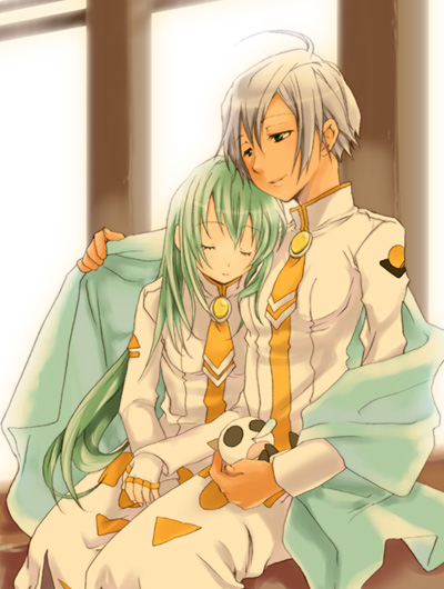 00s, 2girls, ahoge, alice_carroll, aria_(manga), ascot, athena_glory, blanket