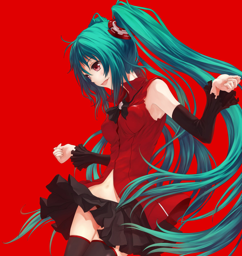 1girl, aqua_hair, cola_miku, detached_sleeves, female_focus, hatsune_miku, highres, long_hair