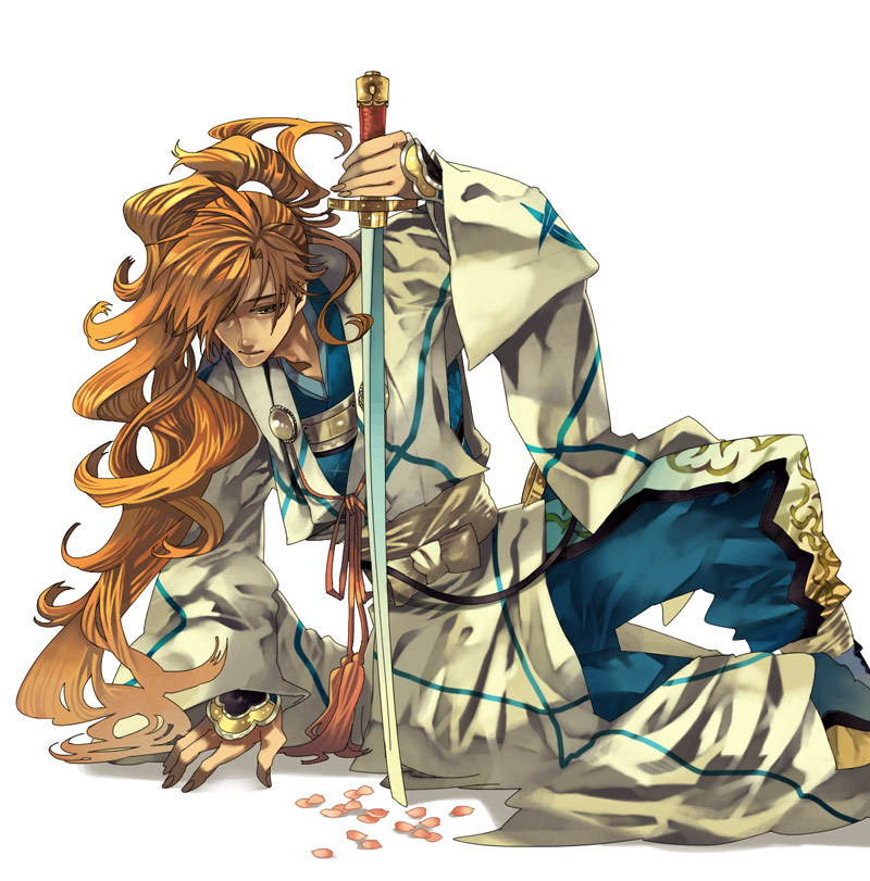 00s, 1boy, bad_id, bad_pixiv_id, brown_eyes, harukanaru_toki_no_naka_de, harukanaru_toki_no_naka_de_3, long_hair