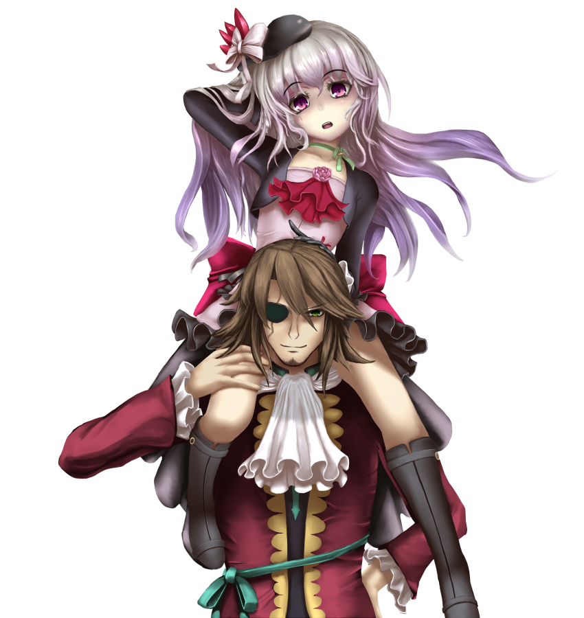 10s, aquarion_(series), aquarion_evol, beret, blue_eyes, boots, brown_hair, choker