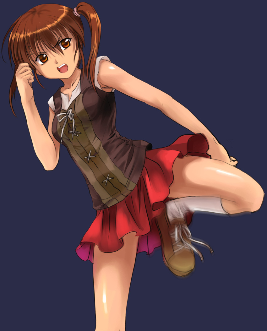 00s, 1girl, angry, brown_eyes, brown_hair, clannad, female_focus, highres