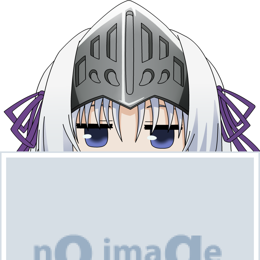 10s, 1girl, blue_eyes, eucliwood_hellscythe, female_focus, fourth_wall, hair_ribbon, jitome