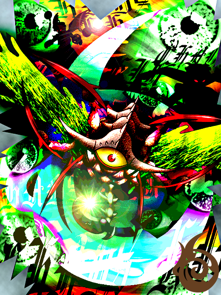 chaos_kin, creepy, hook, kid_icarus, nintendo, no_humans, one-eyed, red_eyes, shadow_pit, wings