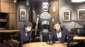 animated, animated_gif, eve_no_jikan, lowres, masaki_(eve_no_jikan), mecha, rikuo_(eve_no_jikan), robot, shaking
