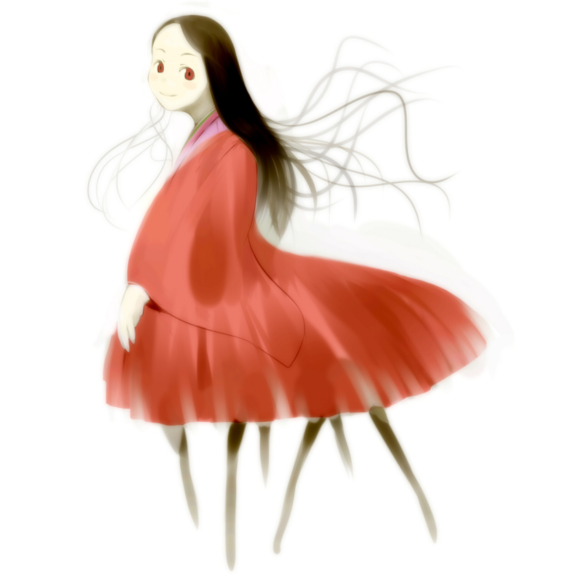 10s, 1girl, arthropod_girl, black_hair, female_focus, highres, insect_girl, looking_at_viewer