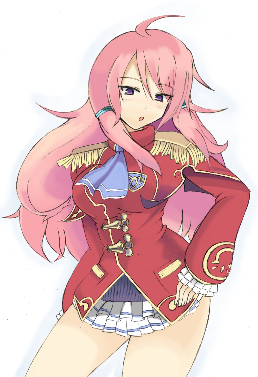 1girl, ahoge, ashley_(luminous_arc), breasts, highres, long_hair, luminous_arc, luminous_arc_3